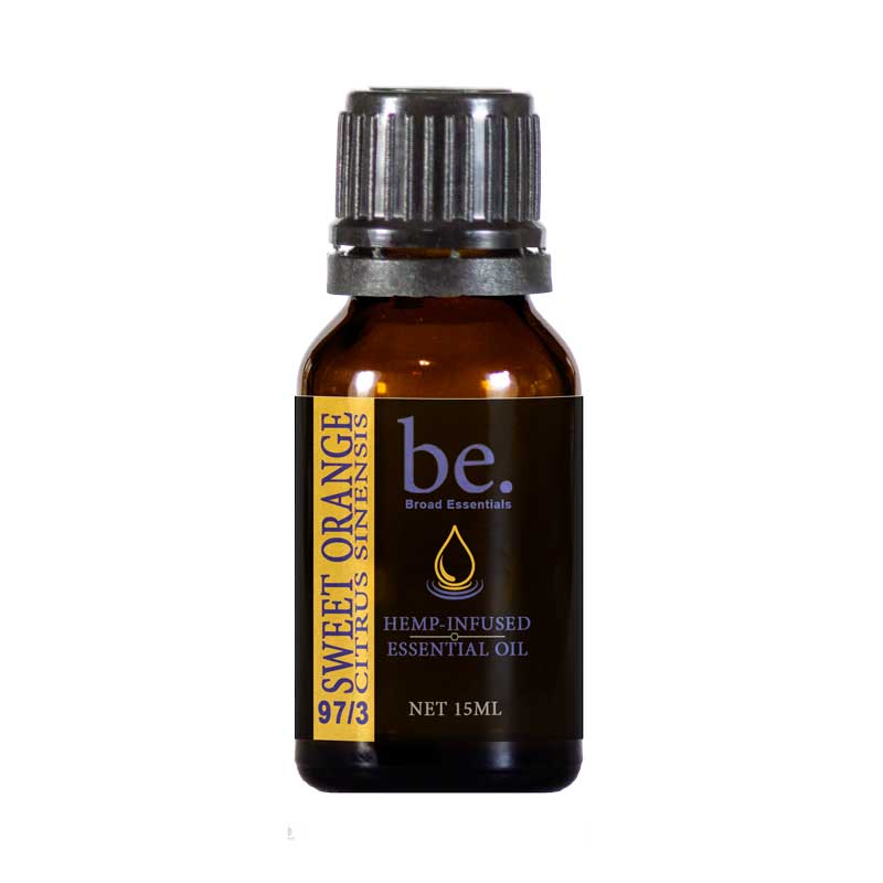 Sweet Orange CBD Essential Oil 15ml w/450mg CBD - Broad Essentials
