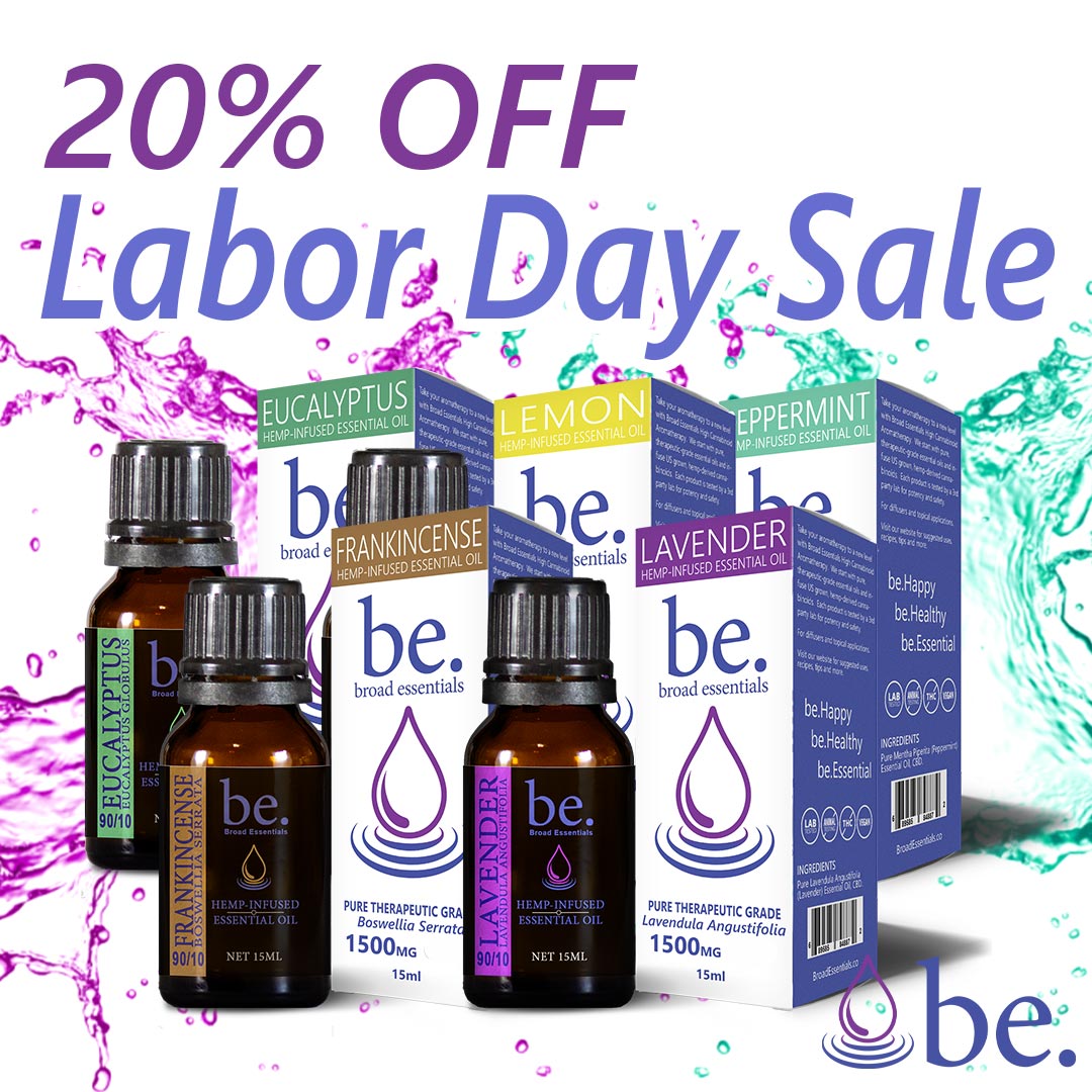 Labor Day Sale on all Hemp Aromatherapy Oils!