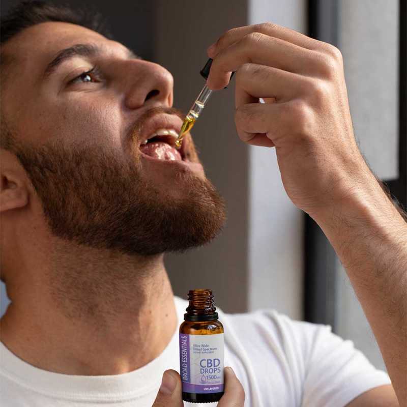 CBD Drops 1500mg | Broad Spectrum and CBD Isolate