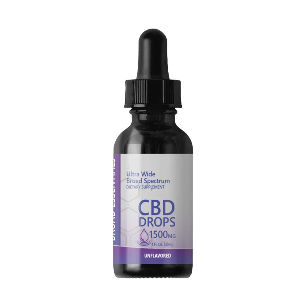 Broad Spectrum CBD Tincture Drops 1500mg | CBD Drops
