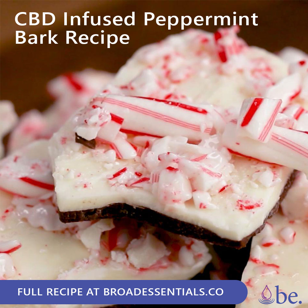 CBD Peppermint Bark Recipe | CBD Infused Peppermint Bark Recipe