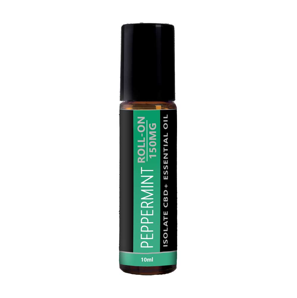 CBD Infused Peppermint Essential Oil Roll On | Peppermint CBD Roll On