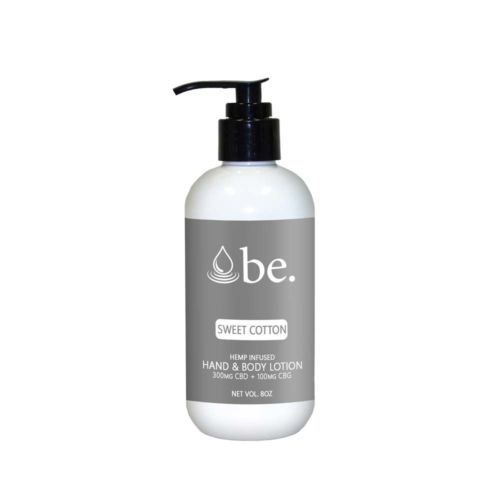 CBD Hand and Body Lotion with CBD and CBG - Sweet Cotton