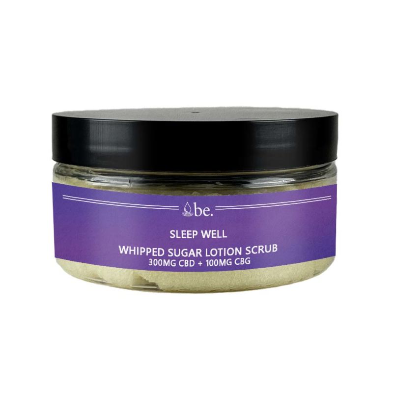 Hemp Infused Sugar Lotion Scrub with CBD and CBG - Sleep Well