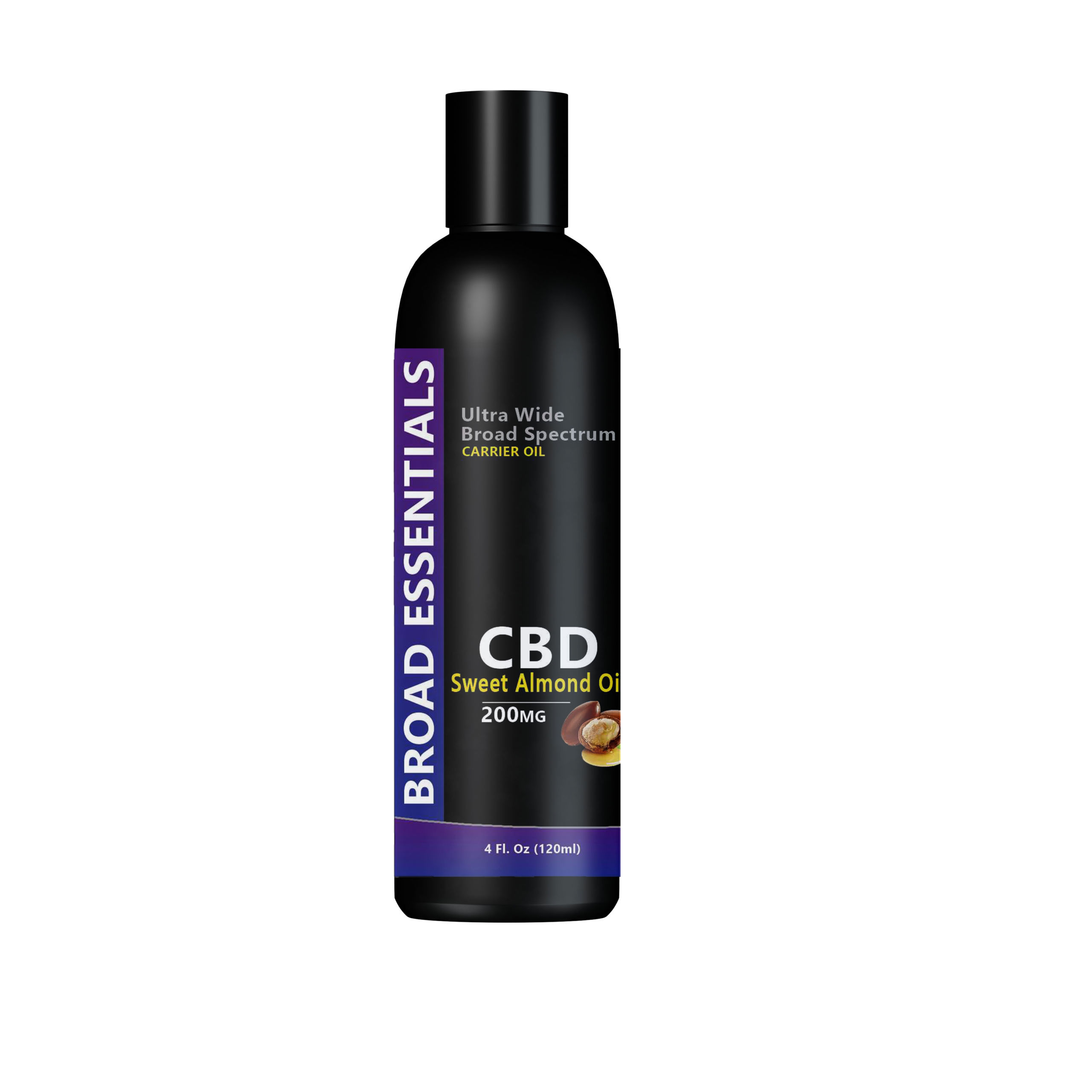 CBD Sweet Almond Oil | CBD Infused Sweet Almond Oil | Broad Essentials