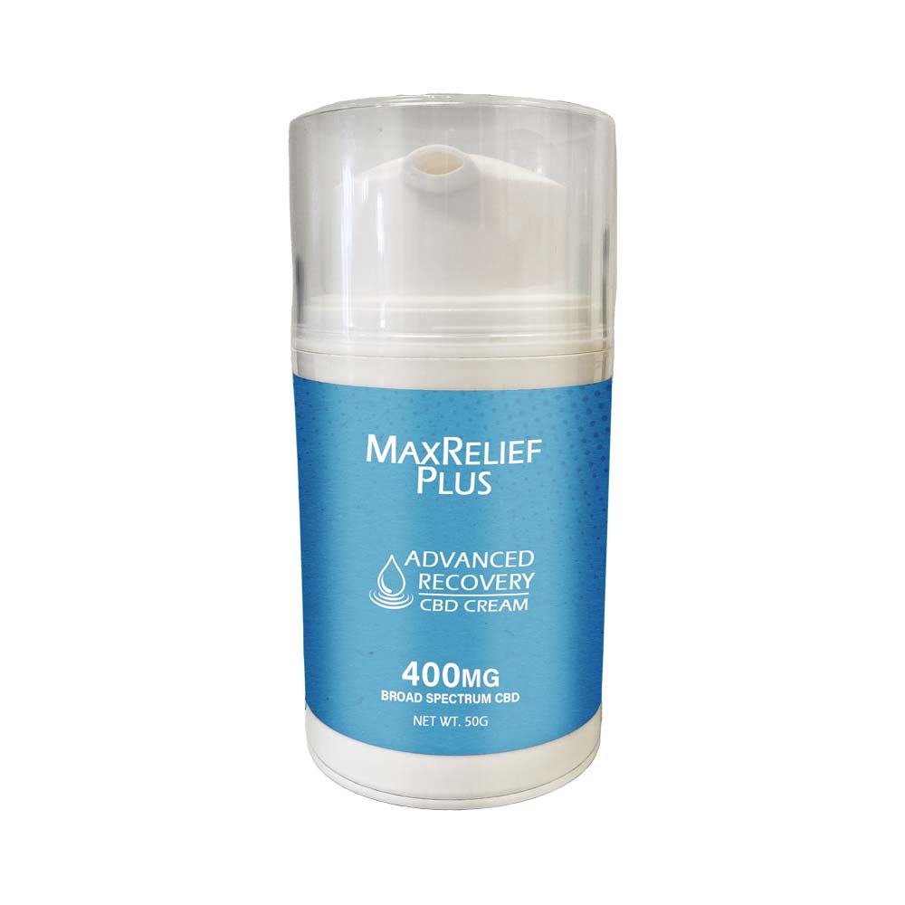 MaxRelief Plus Advanced Recovery CBD Cream Level 1 with 400mg CBD (50mL)