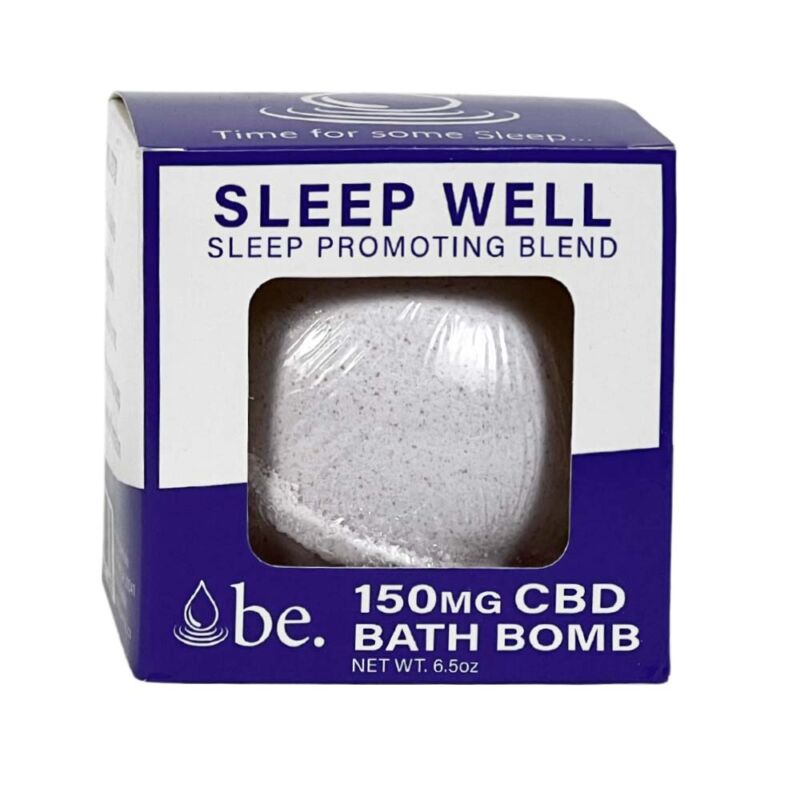 Sleep Well CBD Bath Bomb 150mg Broad Spectrum CBD Oil