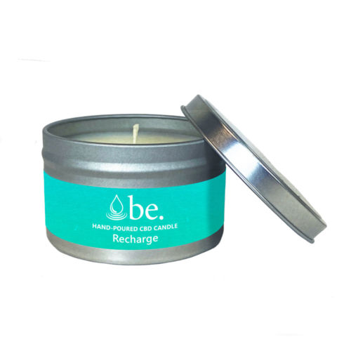 Recharge CBD Candles | 550mg CBD - CBD For Stress, Cold & Flu Symptoms, Fatigue and Energy