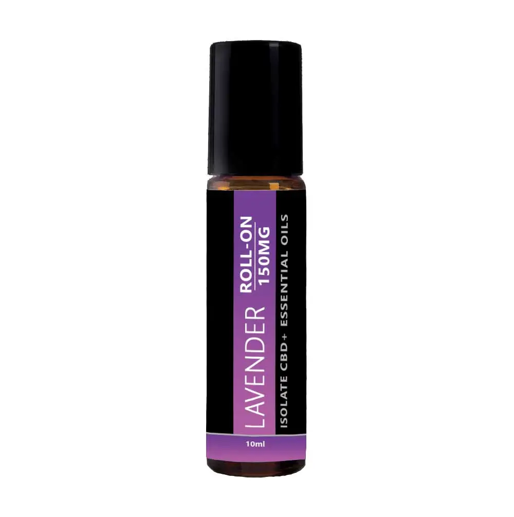 Lavender CBD Roll On (THC Free Isolate) | 10ml with 150mg | Broad Essentials