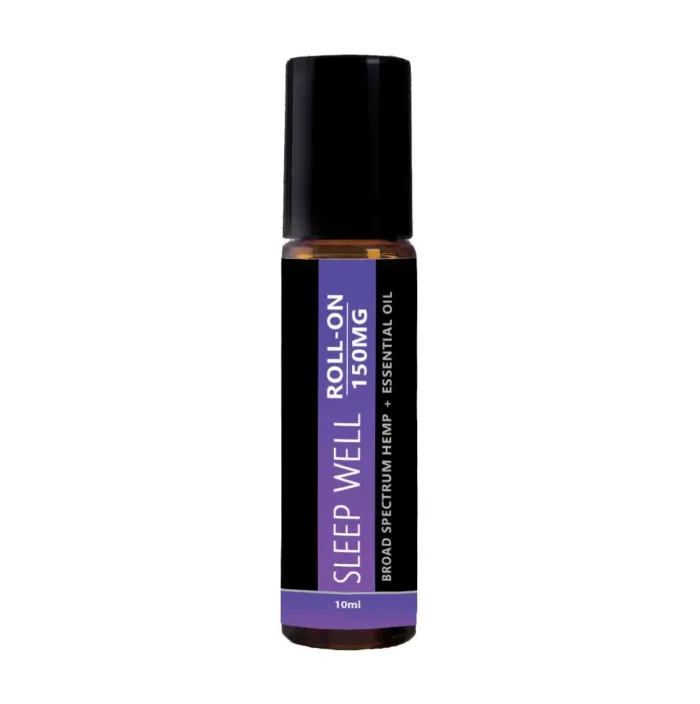 Sleep Well CBD Roll On for sleep and stress (Broad Spectrum CBD) | 10ml with 150mg | Broad Essentials