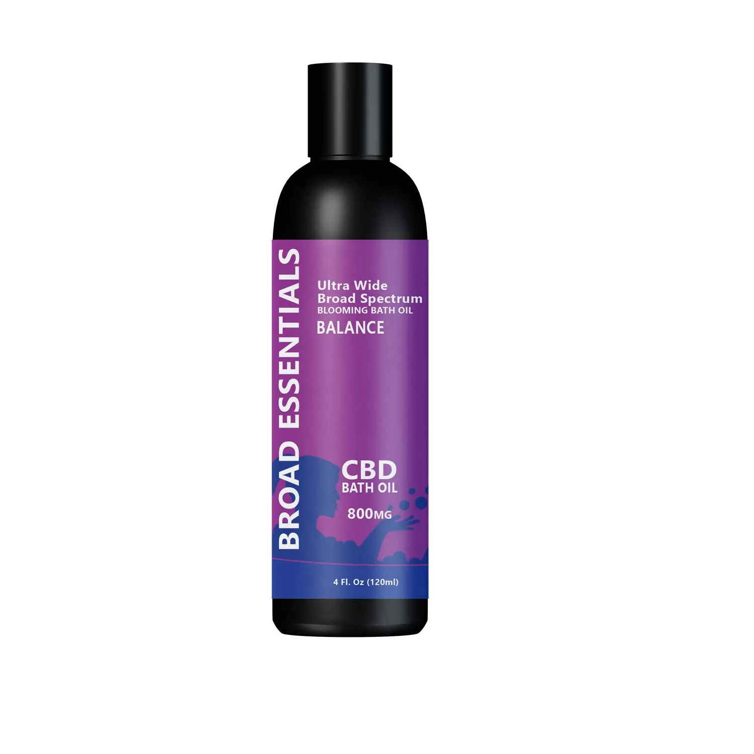 Balance CBD Bath Oil | Fully blooming | 800mg Broad Spectrum CBD - for stress, irritability and balancing hormone levels.