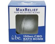 MaxRelief CBD Bath Bombs by Broad Essentials | 150mg Broad Spectrum CBD