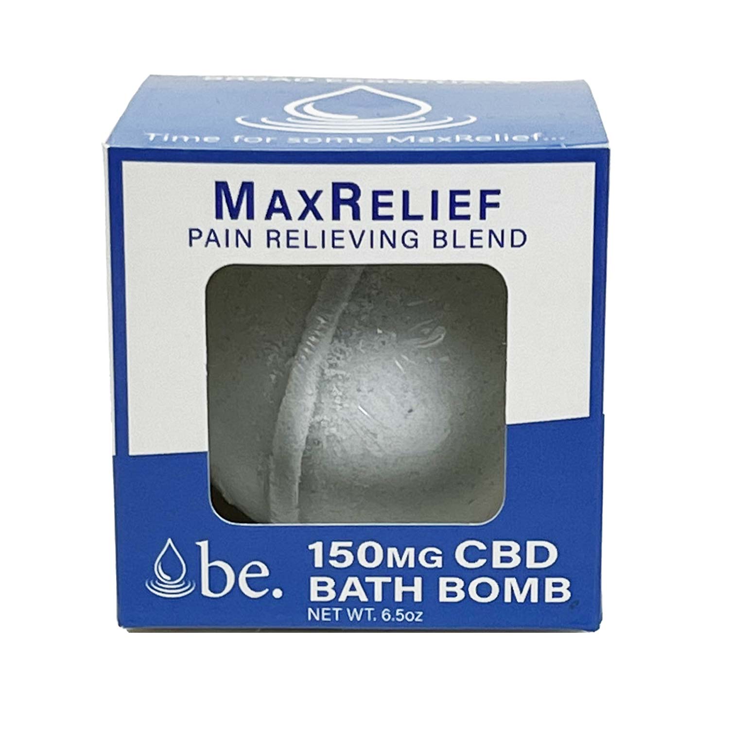 MaxRelief CBD Bath Bombs by Broad Essentials | 150mg Broad Spectrum CBD