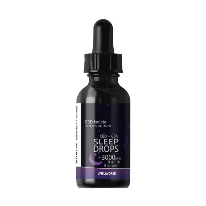 CBD Isolate Sleep Tinctures by Broad Essentials | Isolate CBD Sleep Tinctures | 3000mg Natural