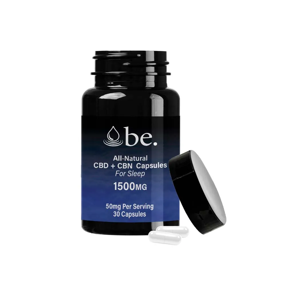 Broad Spectrum CBD + CBN Sleep Capsules | 1500mg (30 x 50mg Caps) | Organic & Vegan | Broad Essentials