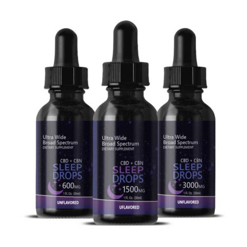Broad Spectrum CBD + CBN Sleep Tinctures by Broad Essentials | 600gm, 1500mg or 3000mg