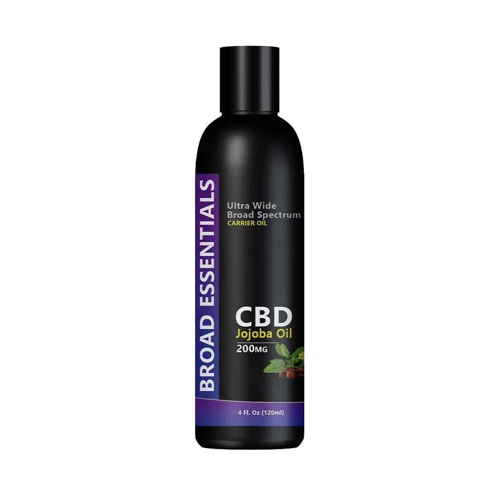 CBD Carrier Oils | CBD Jojoba Oil with 200mg Broad Spectrum CBD | CBD infused Jojoba Oil
