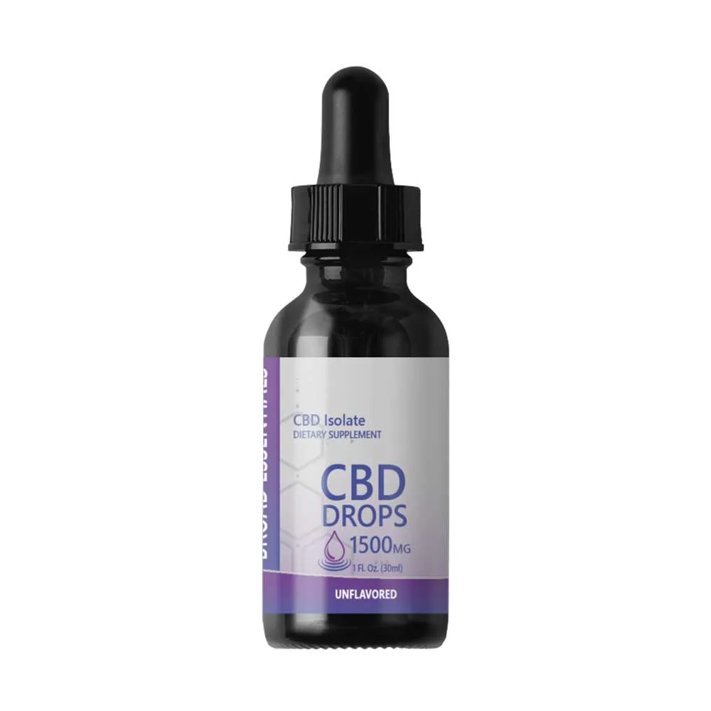 Broad Spectrum CBD Tinctures with 1500mg | Unflavored by Broad Essentials