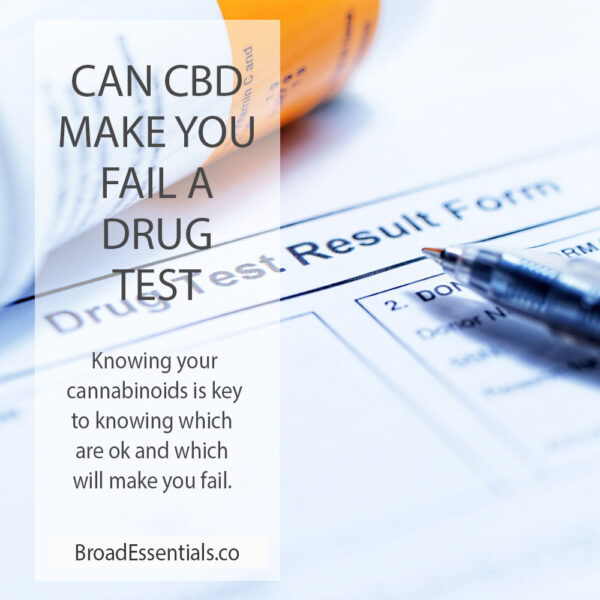 Can CBD Make You Fail A Drug Test? Get the facts about CBD and other cannabinoids and drug testing.