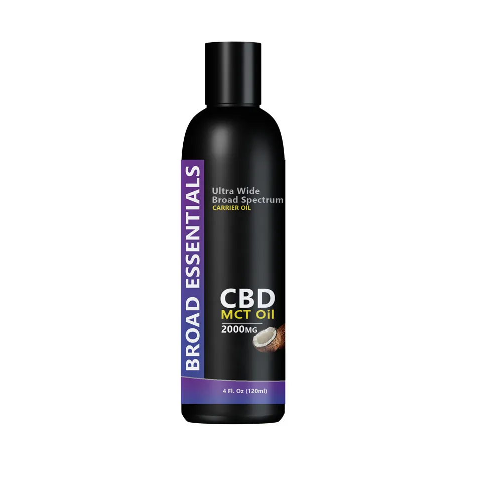 CBD Carrier Oils | CBD MCT Oil with 200mg Broad Spectrum CBD | CBD infused MCT Oil | CBD Fractionated Coconut Oil