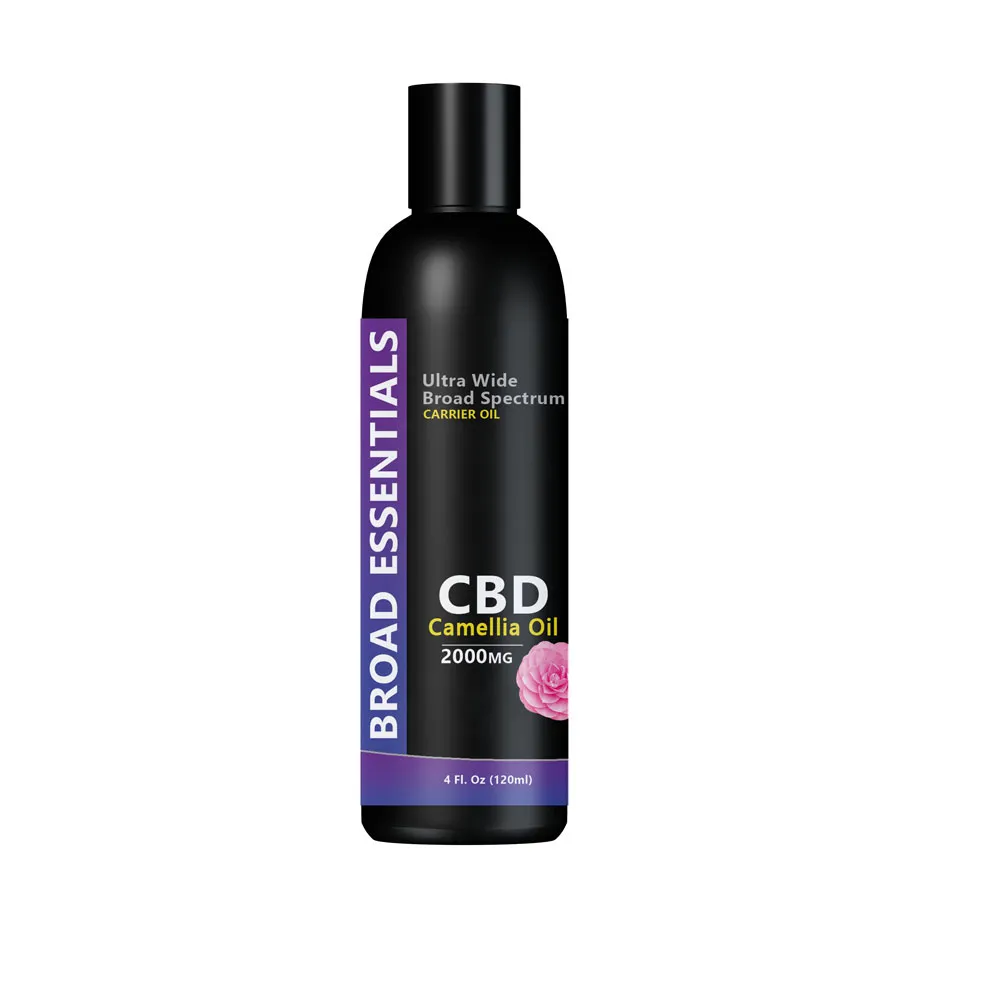 CBD Carrier Oils | CBD Camellia Oil with 2000mg Broad Spectrum CBD | CBD infused Camellia Oil