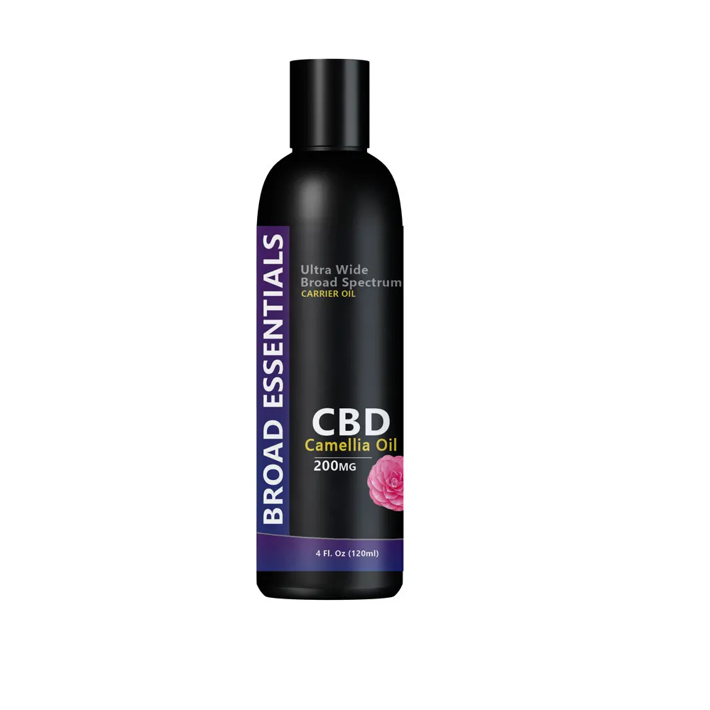 CBD Carrier Oils | CBD Camellia Oil with 200mg Broad Spectrum CBD | CBD infused Camellia Oil
