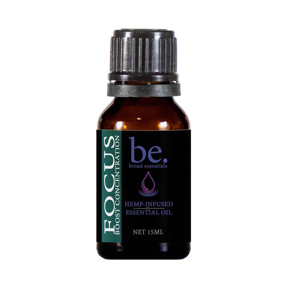 Focus CBD Essential Oil Blend for concentration and mental clarity | Broad Essentials