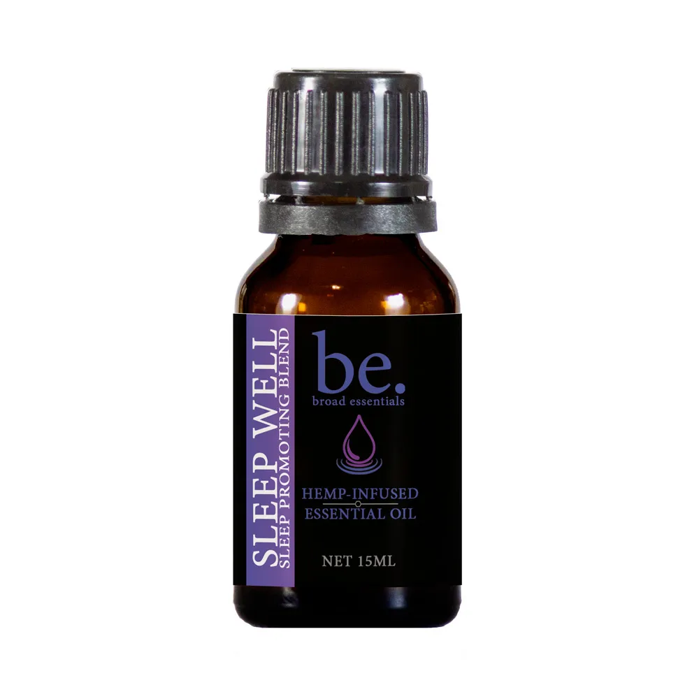 Sleep Well CBD Essential Oil Blend | CBD infused Sleep Well Essential Oil Blend | 1500mg per 15mL bottle by Broad Essentials