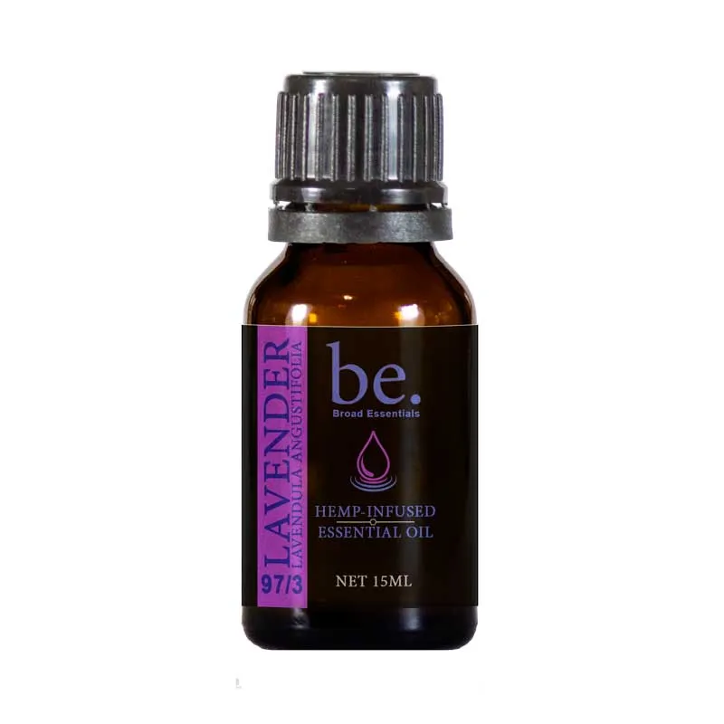 Lavender CBD Essential Oil | CBD infused Lavender Essential Oil | 450mg 15mL bottles by Broad Essentials