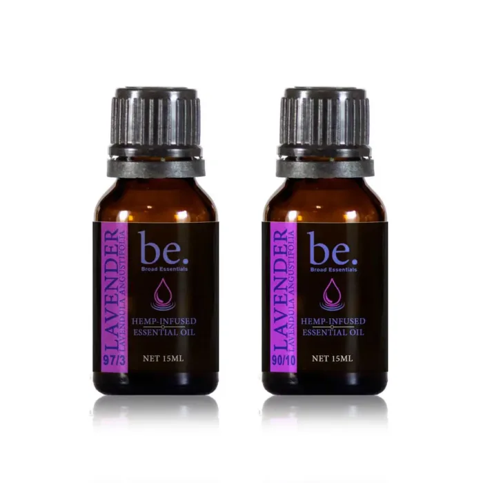 Lavender CBD Essential Oil | CBD infused Lavender Essential Oil | 450mg & 1500mg 15mL bottles by Broad Essentials