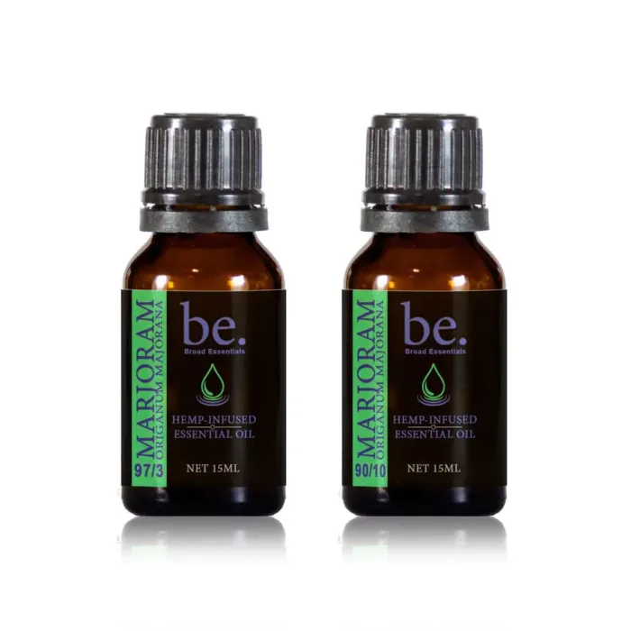 Sweet Marjoram CBD Essential Oil | CBD Infused Marjoram | 450mg & 1500mg 15mL bottles by Broad Essentials