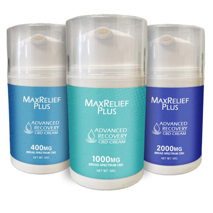 MaxRelief Plus Advanced Recovery CBD Cream for Pain and Inflammation