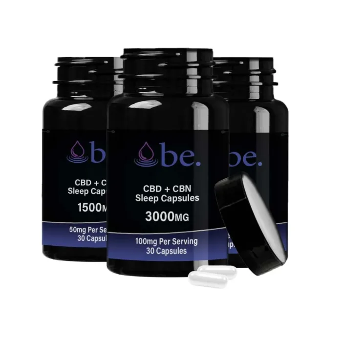 Broad Spectrum CBD + CBN Sleep Capsules | 300mg - 3000mg | Organic & Vegan | Broad Essentials