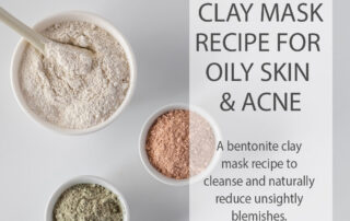 DIY CBD infused clay face mask recipe for acne prone and oily skin | CBD face mask recipe