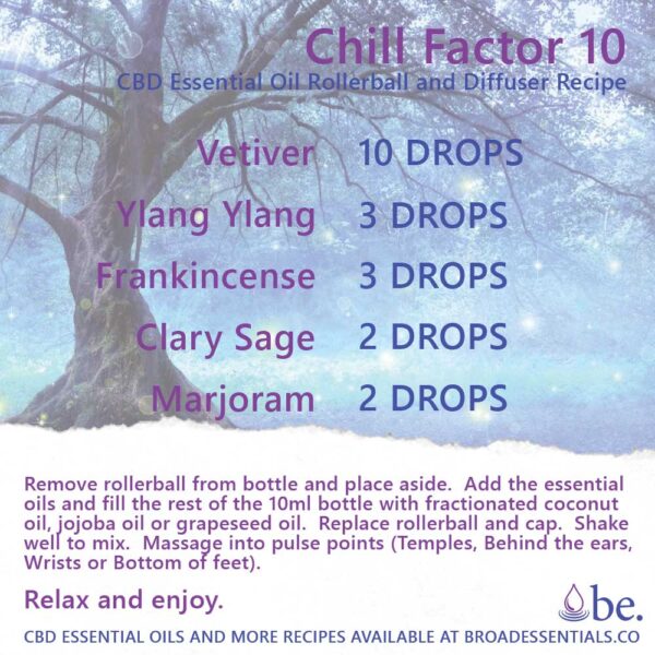 CBD Essential Oil Rollerball and Diffuser Recipe