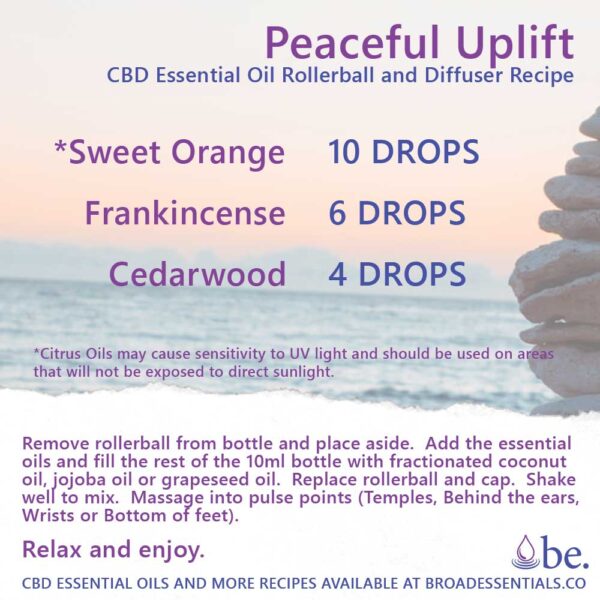 CBD Essential Oil Rollerball and Diffuser Recipe