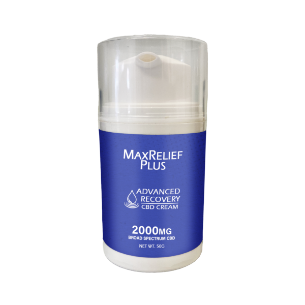 MaxRelief Plus Advanced Recovery CBD Cream 2000mg