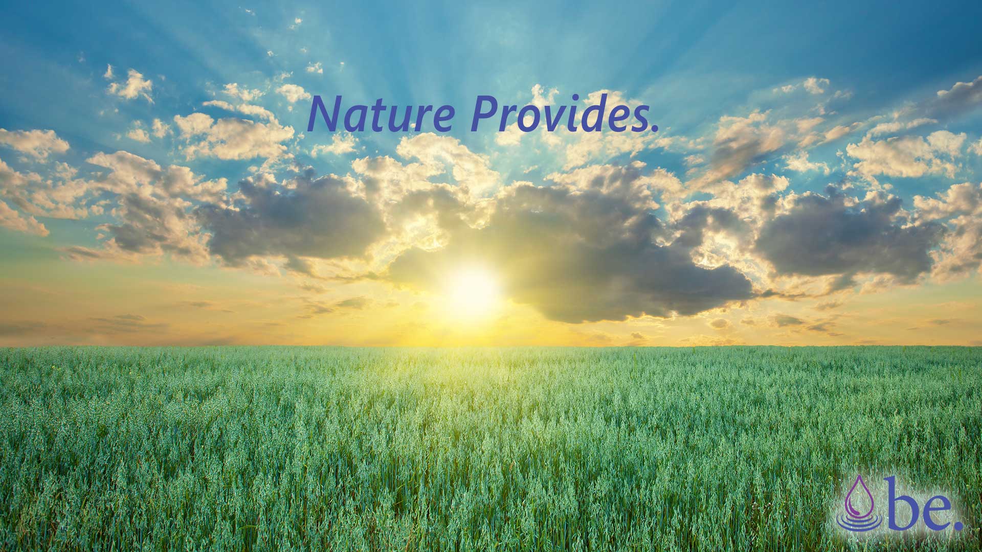 Nature Provides the best ingredients.