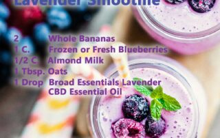 CBD Infused Blueberry Smoothie Recipe