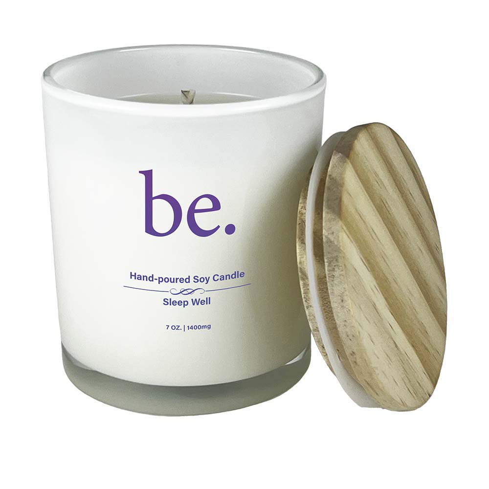 Sleep Well CBD Candles with 700mg CBD plus 700mg CBN by Broad Essentials