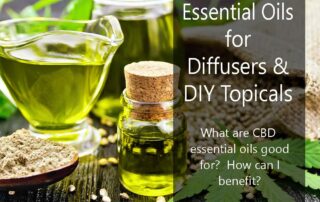 CBD Aromatherapy for diffusers and CBD Essential Oils