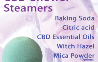 DIY How To Make CBD Shower Steamers With CBD Essential Oils - DIY CBD Shower Steamer Recipe