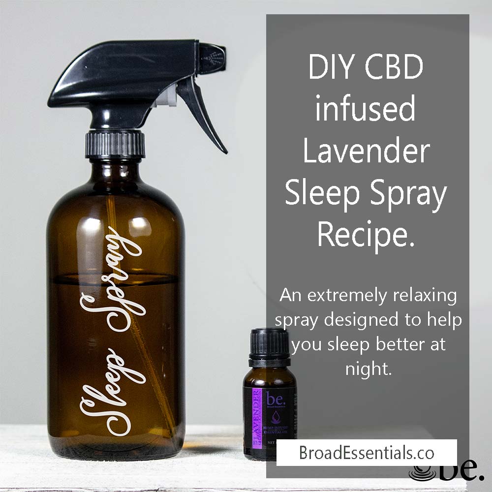 DIY CBD Infused Lavender Sleep Spray Recipe