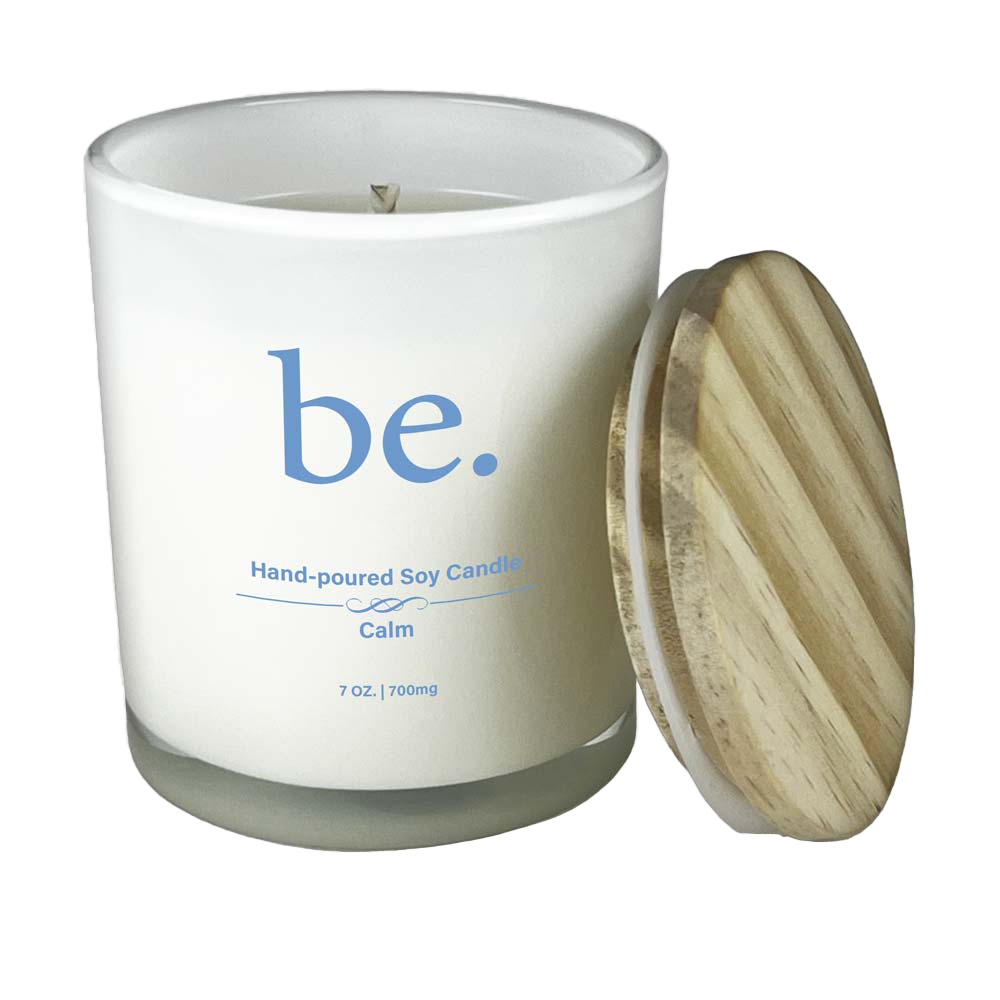 Calm CBD Candles with 700mg CBD by Broad Essentials