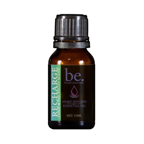 Recharge CBD Essential Oil Blend for fighting colds and flu, boosting energy and relieving aches | Broad Essentials