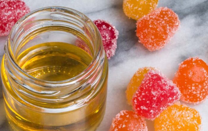 CBD gummy candies