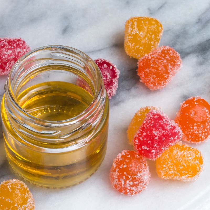 CBD gummy candies