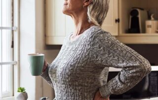 Woman feeling relaxed from cbd